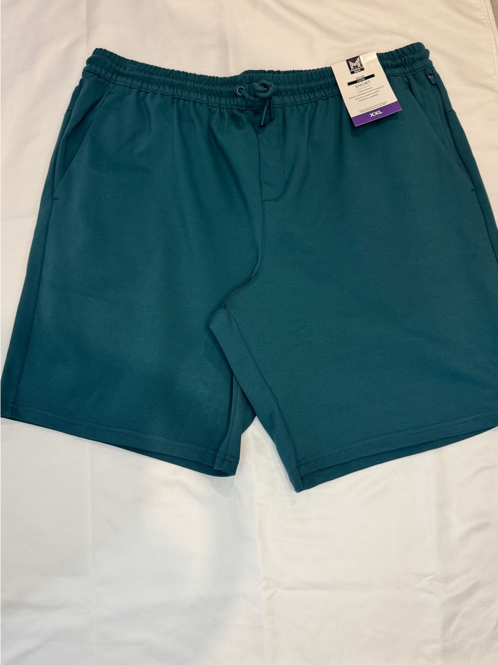 Men's Athletic Drawstring Shorts in Teal - Performance Comfort